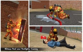 Escola bombeiro americano: formação herói resgate screenshot 8