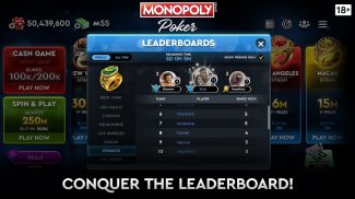 MONOPOLY Poker - O Texas Holdem Online Oficial screenshot 4