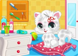 Pet Cat Spa And Salon Games HD screenshot 1