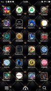 3D Ripple Gold Black Launcher Wallpaper Theme screenshot 4