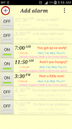 Speaking Alarm Clock screenshot 2