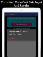 Fabrication Weight & Cost Calc screenshot 1