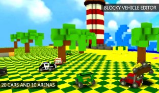 Blocky Demolition Derby screenshot 1