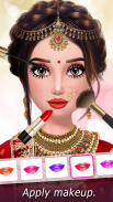 Indian Wedding Dress up Makeup screenshot 0