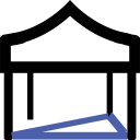 Tent Square Calculator