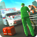 911 Ambulance Rescue Driver Icon