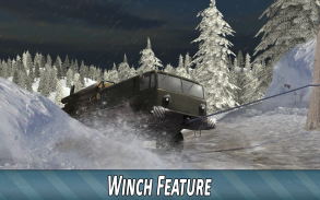 Winter Timber Truck Simulator screenshot 2