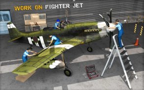 Air plane Mechanic Workshop Garage Simulator 2018 screenshot 5