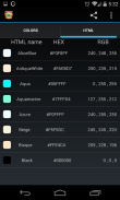 HTML Color Picker screenshot 1