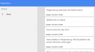 Nachrichten aus Regensburg screenshot 1
