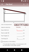 Calculation of roofs screenshot 3