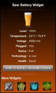 Beer in Glass HD Battery screenshot 1