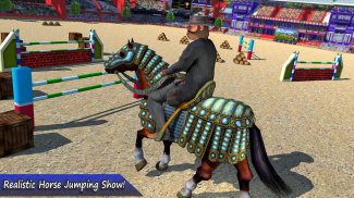 Real Horse World Jumping Game screenshot 1