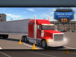 Truck Stop Parking Lot 3D screenshot 2