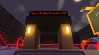 Neon Roller Coaster VR screenshot 1