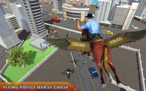 Flying Horse Police Chase Sim screenshot 1