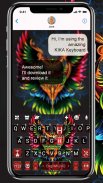 Devil Owl Keyboard Theme screenshot 3