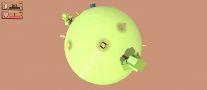 Planet Destroyer Bomber : Sky Car Racing screenshot 0