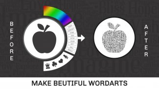 Word Art Creator - Générateur Word Cloud screenshot 2