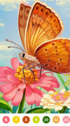 Butterfly Paint by Number Game screenshot 2