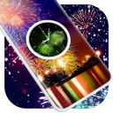 Firework Clock Live Wallpaper Icon