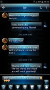 SMS Messages Dusk Blue Theme screenshot 0