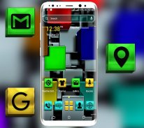 Colorful Metal Cube Theme screenshot 1