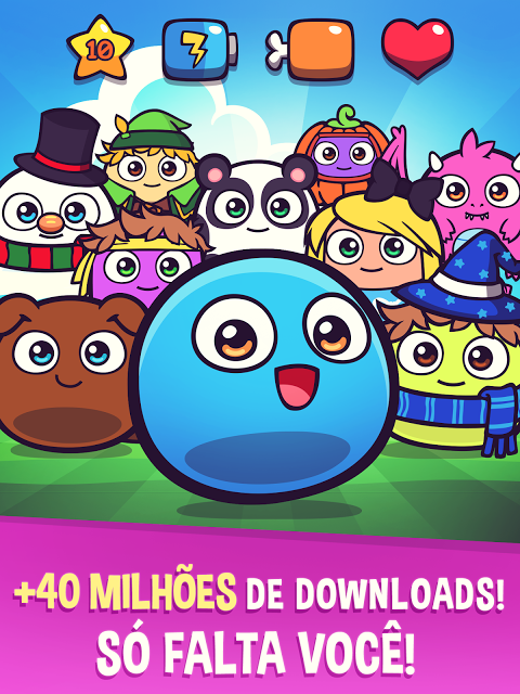 Meu Bichinho Virtual Pou Conectados de graça sobre NAJOX.com