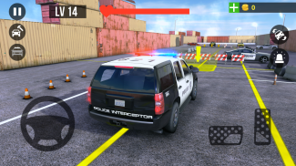 Police Car Parking Real Car screenshot 2