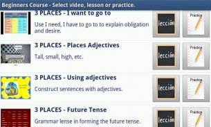 Apprenez l'espagnol en vidéo Pro screenshot 1