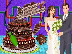 Chocolate Wedding Cake Factory :Dessert Maker Game screenshot 7