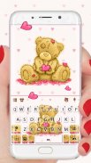 Tema Keyboard Lovely Ragged Be screenshot 3