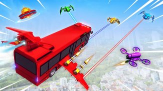 Flying Bus Robot Car Transform screenshot 1