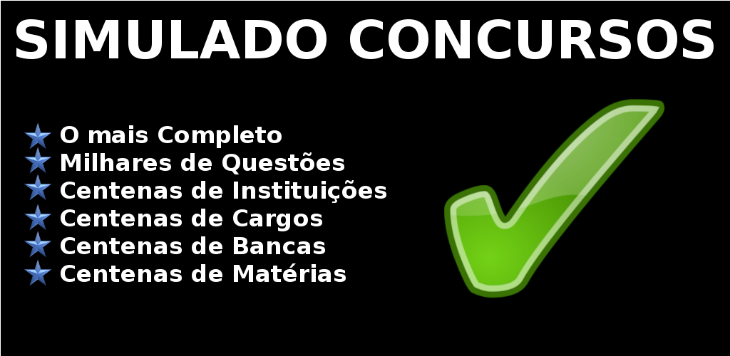 Simulado Concursos Públicos - Descargar APK Para Android | Aptoide