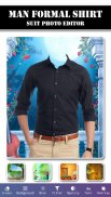 Man Formal Shirt Suit Photo Editor screenshot 7