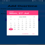 Overtime Recorder And Wages Calculator screenshot 2