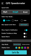 Velocímetro: Carro Heads Up Display GPS Odômetro screenshot 5