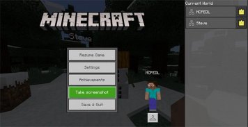 Minecraft SnapShot screenshot 1
