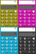 Colorful calculator screenshot 2