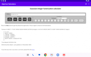 Alpertron Calculators screenshot 9