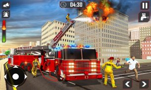 Fire Truck Driving Rescue 911 Fire Engine Games screenshot 1