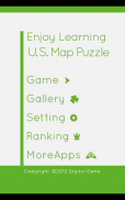 E. Learning U.S. Map Puzzle screenshot 3