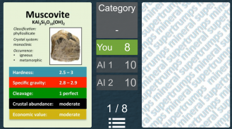 Mineral Supertrumps screenshot 5