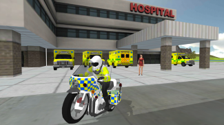 Police Car Driving Motorbike screenshot 11