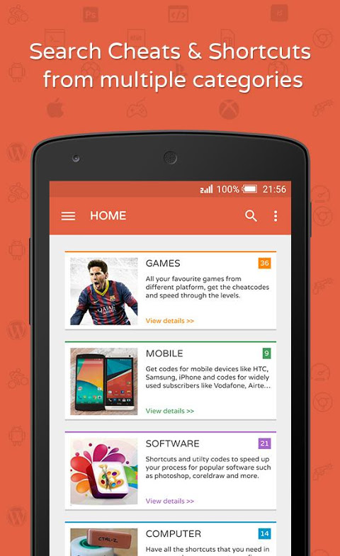 Download do APK de Cheat Code Index para Android