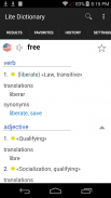 English Spanish Free Dictionary screenshot 0