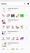 Chicken Bro Stickers - Studio3 - WAStickerApps screenshot 2
