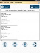 Read & Save Text of Credit Card & Debit Cards OCR screenshot 9