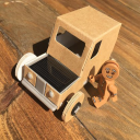 Miniature Car Design From Cardboard