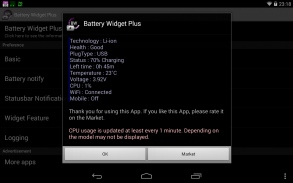 Battery Widget screenshot 0